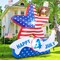 7FT Independence Day Decorations Inflatables, Upgraded 4th of July